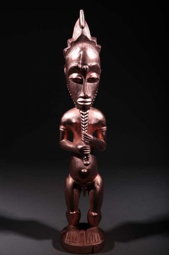 Statue Baoulé cuivre 