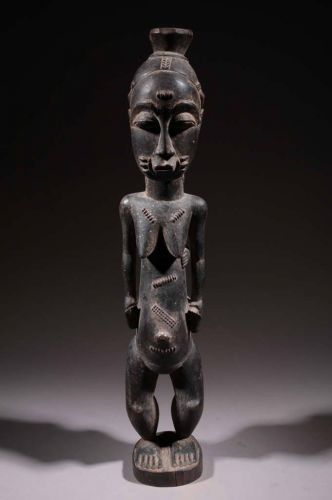 Baoulé statue of maternity 