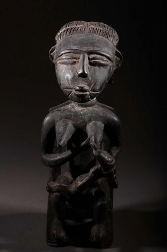 Statue Koulango de maternité 