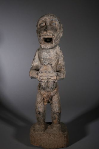 Statue singe Baoulé 