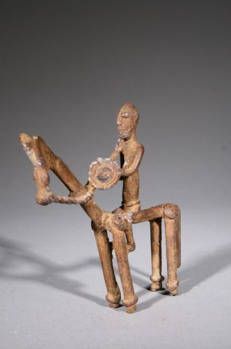 Cavalier en bronze Dogon 