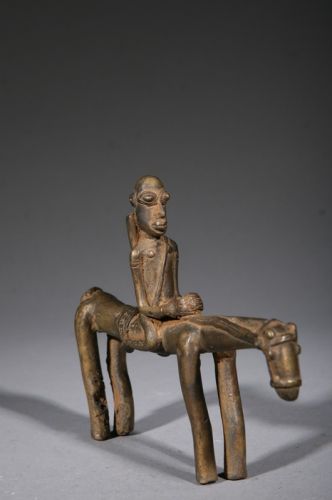 Cavalier en bronze Dogon 