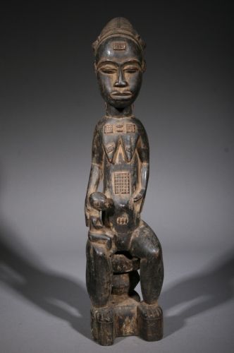 Statue maternité Baoulé 