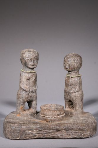 Statue Baoulé couple 