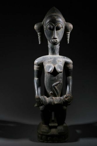 Statue Baoulé maternité 