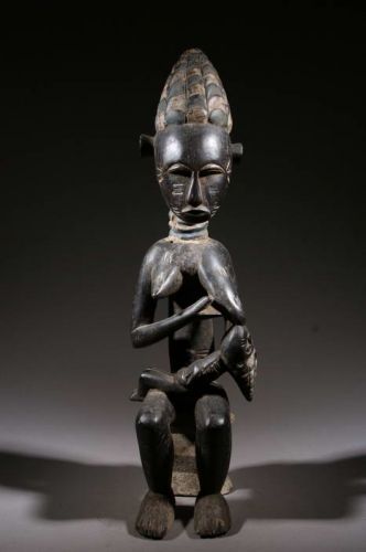 Statue Koulango de maternité 