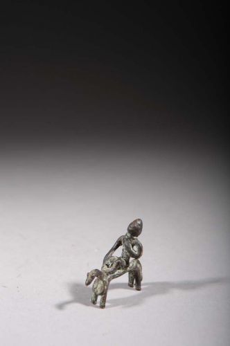 Cavalier en bronze Dogon 
