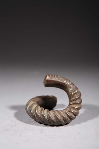 Bronze bracelet Yoruba 