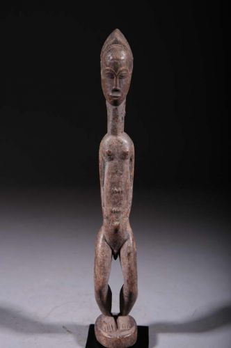 Statuette fétiche d'autel Baoulé 