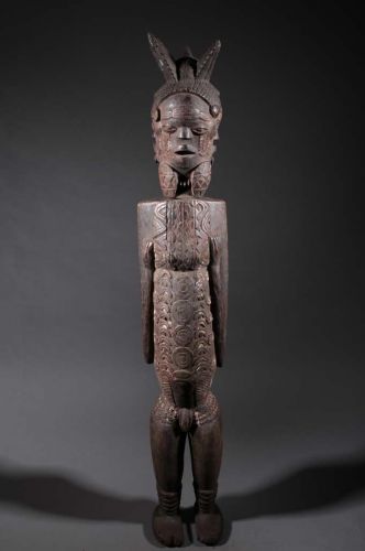 Statue Kuyu, tête amovible 