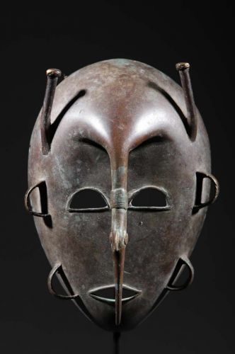 Masque Djimini de forgeron en bronze 