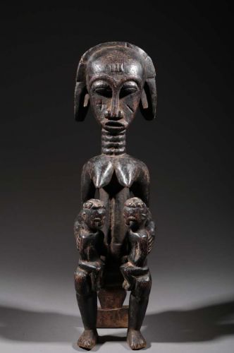 Baoulé maternity statue 