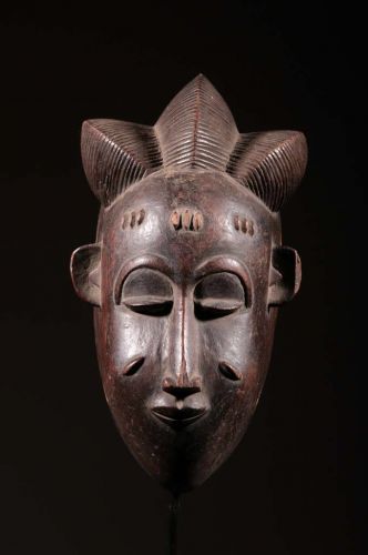 Baoulé mask of family 