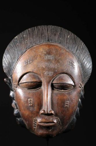  Baoulé mask of family 