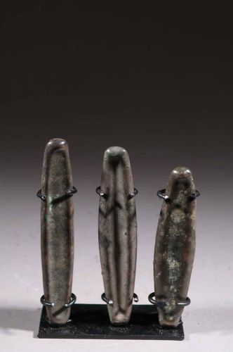 Lot de 3 anciennes monnaies en bronze 