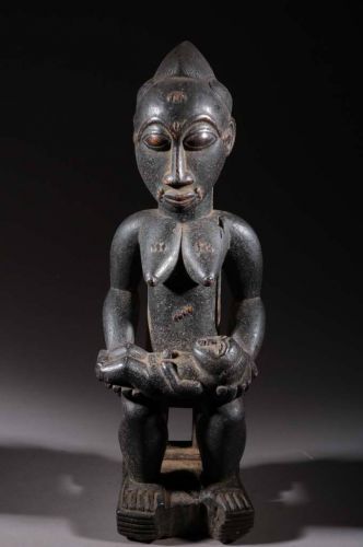 Statue de maternité Baoulé 