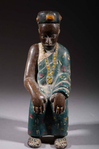 Statue de roi Baoulé 