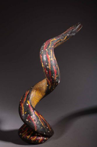 Serpent fétiche Baoulé 