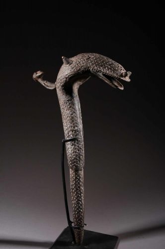 Baoulé Bronze scepter 