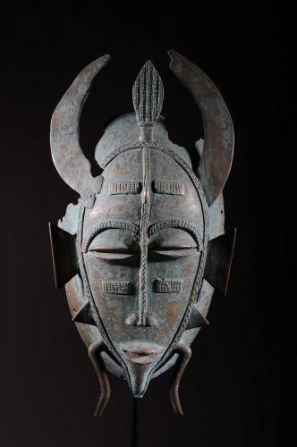 Sénoufo smith bronze mask  