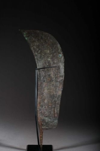 Yoruba bronze Knife of ceremony 