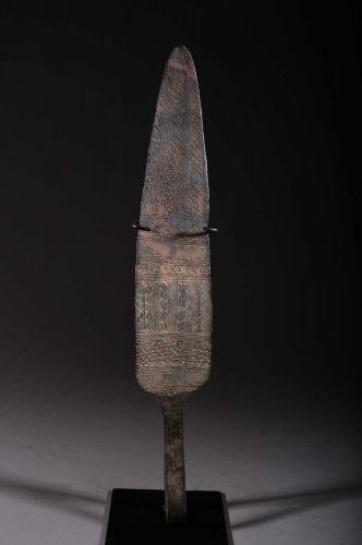 Yoruba bronze Knife of ceremony 