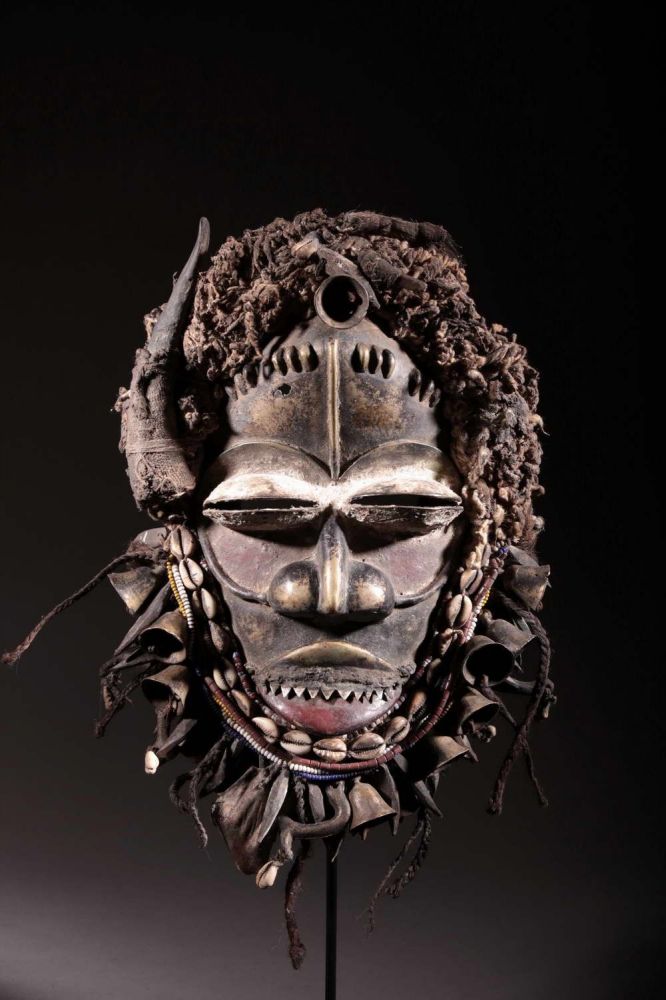 Bronze Dan Guéré smith mask 