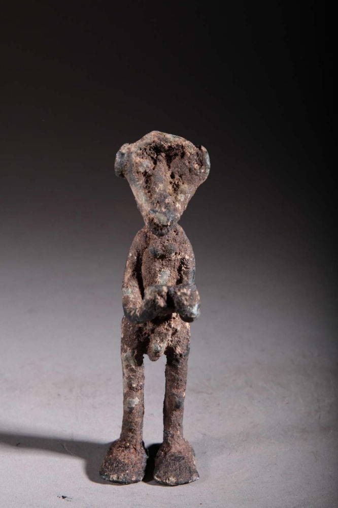 Bronze Baoulé Altar idol Monkey 