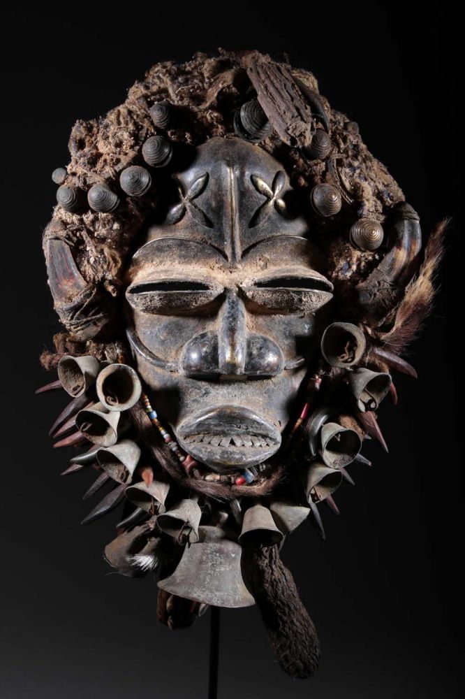 Bronze Dan Guéré smith mask 