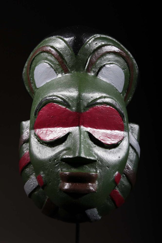 Khaki Bamoun mask 