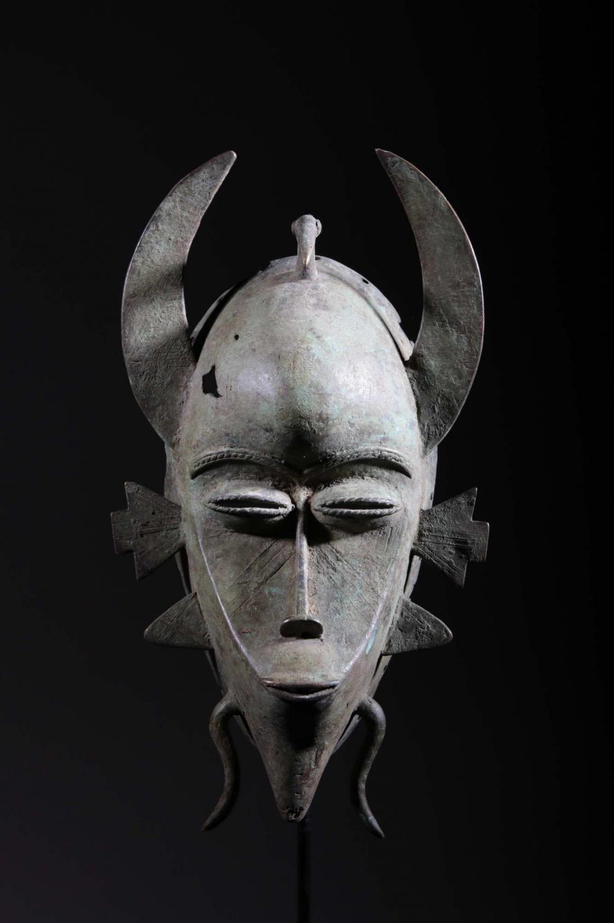 Sénoufo smith bronze mask  