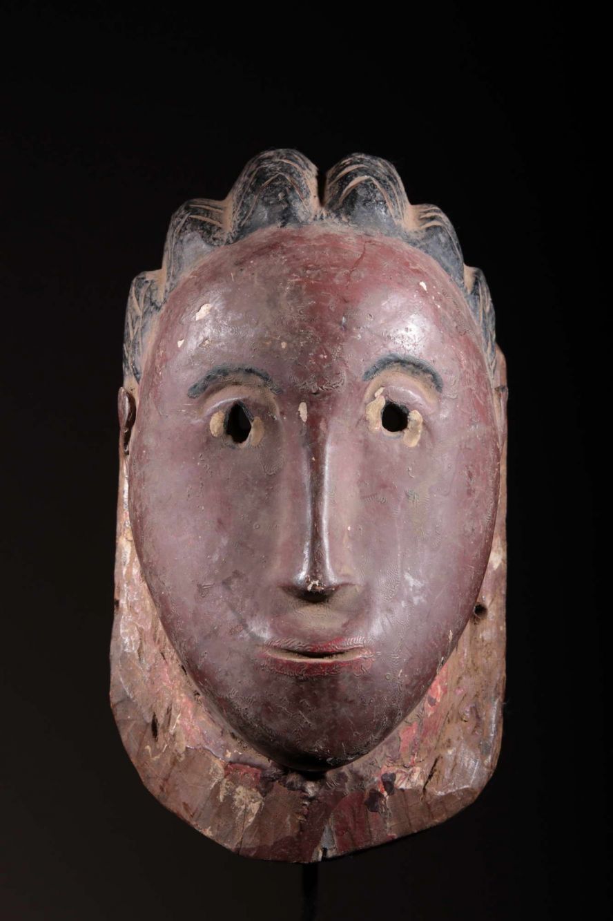 Baoulé mask of family 