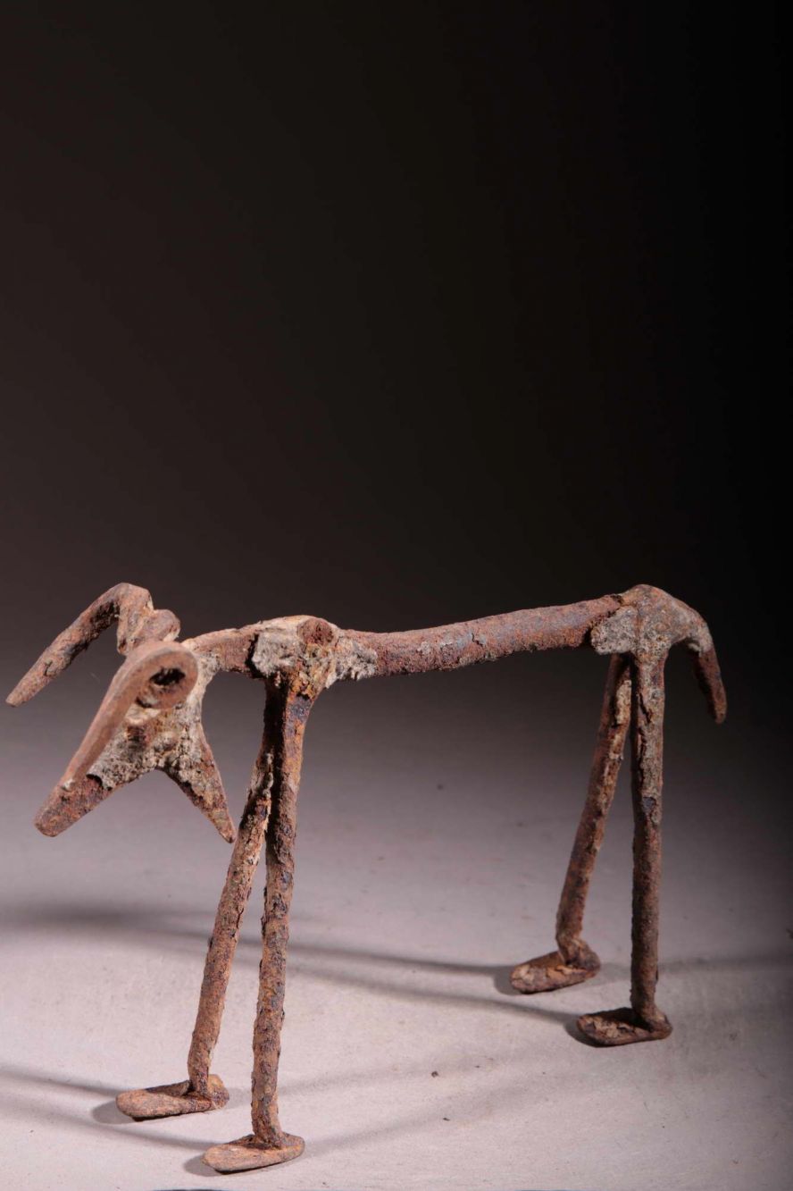 Dogon ritual iron animal 