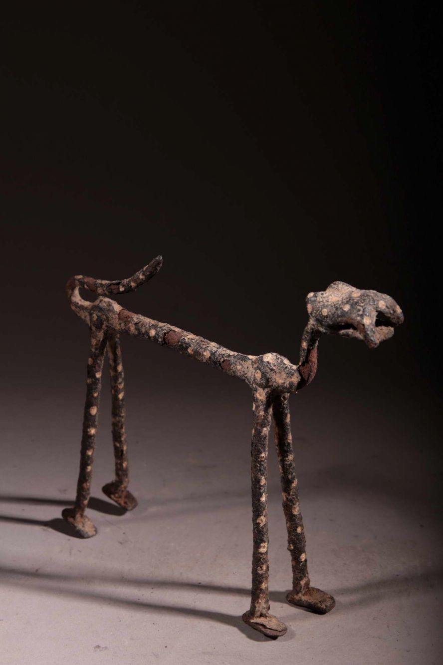 Dogon ritual iron animal 