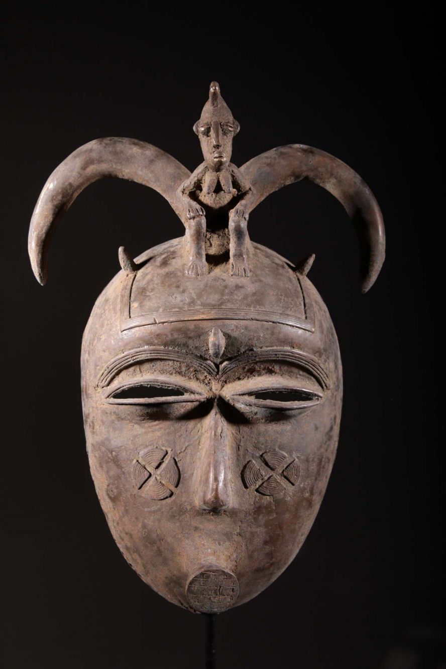 Sénoufo smith bronze mask  