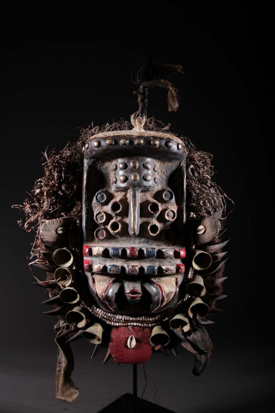 Bronze Guéré Blacksmith Mask 