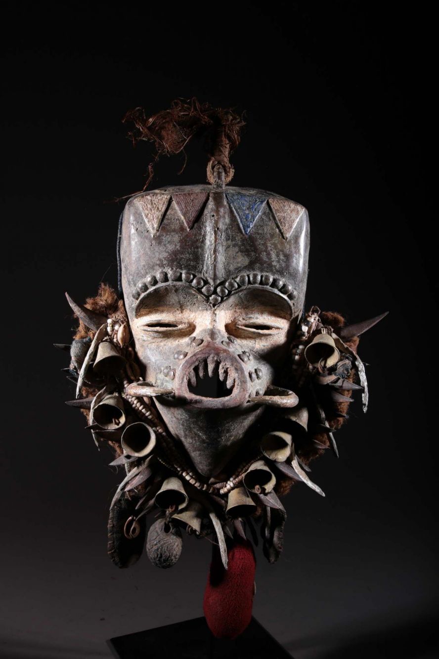 Bronze Guéré Blacksmith Mask 