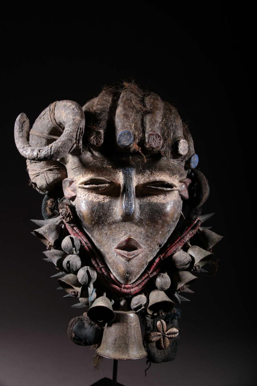 Bronze Dan Bassa Blacksmith Mask 