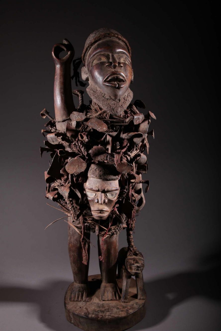 Bakongo idol statue 