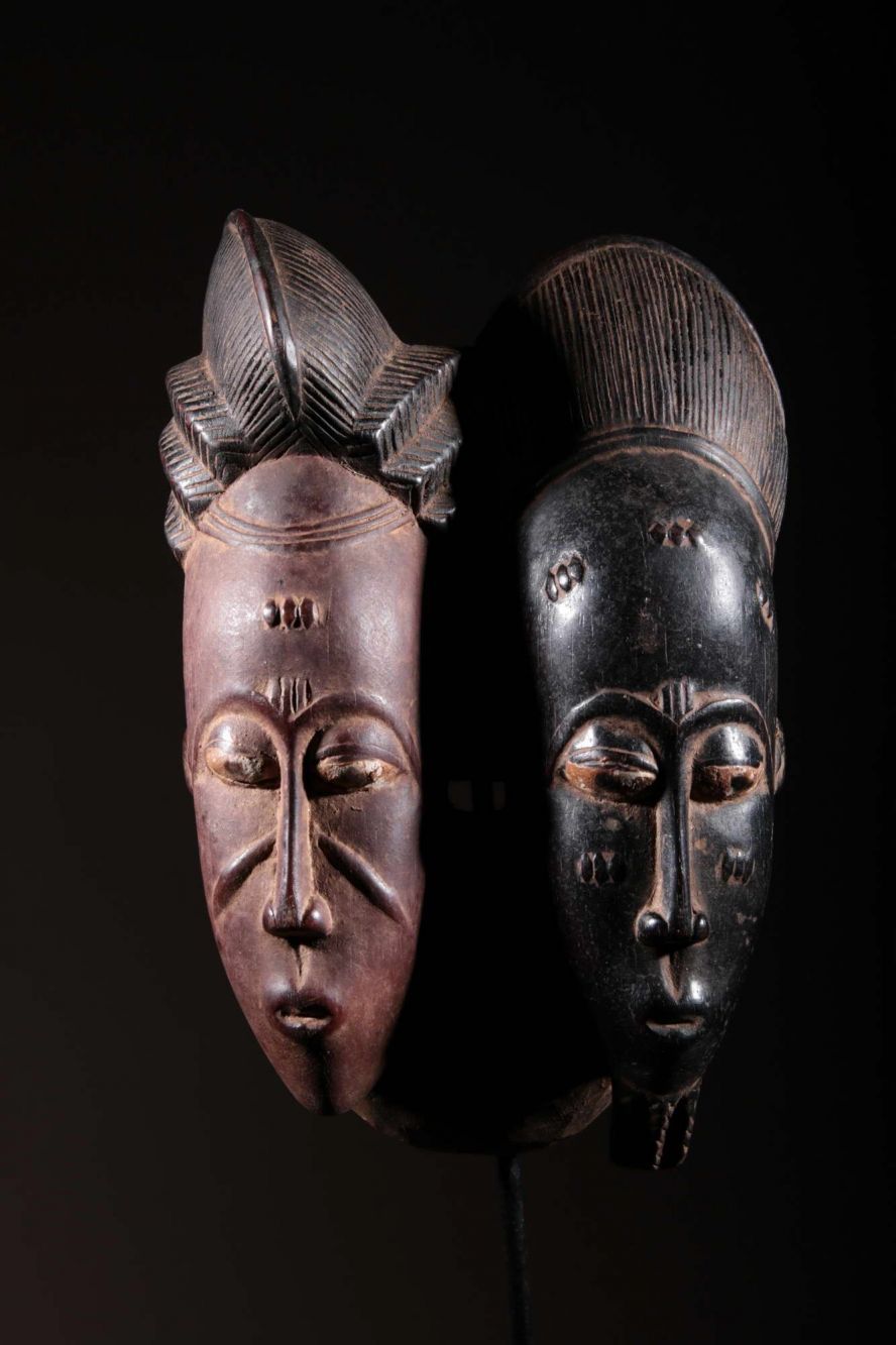 Baoulé mask 