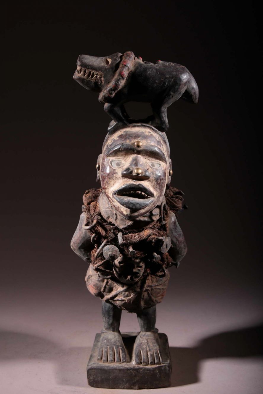 Bakongo idol statue 