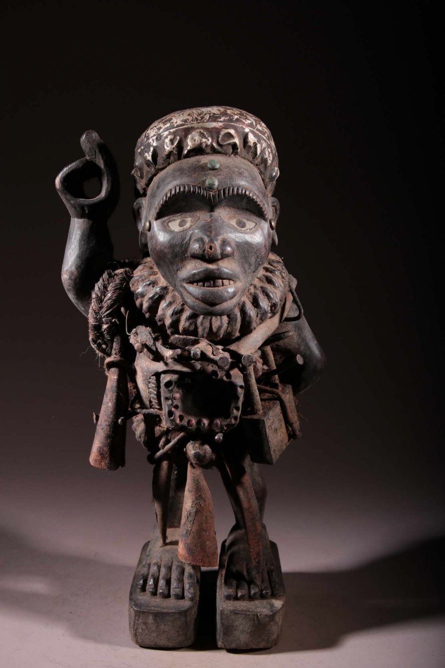 Bakongo idol statue 