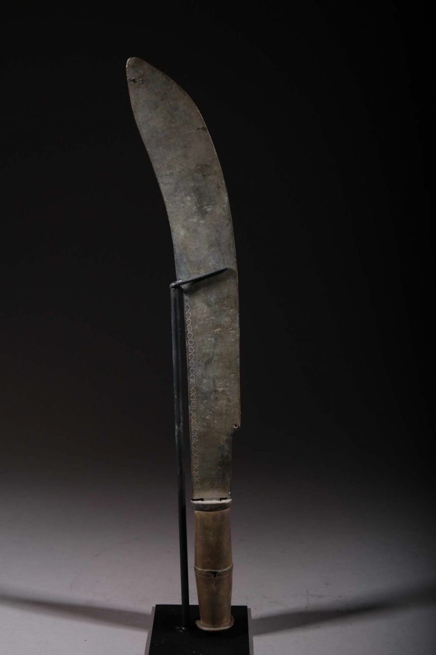 Couteau de cérémonie Yoruba en bronze 