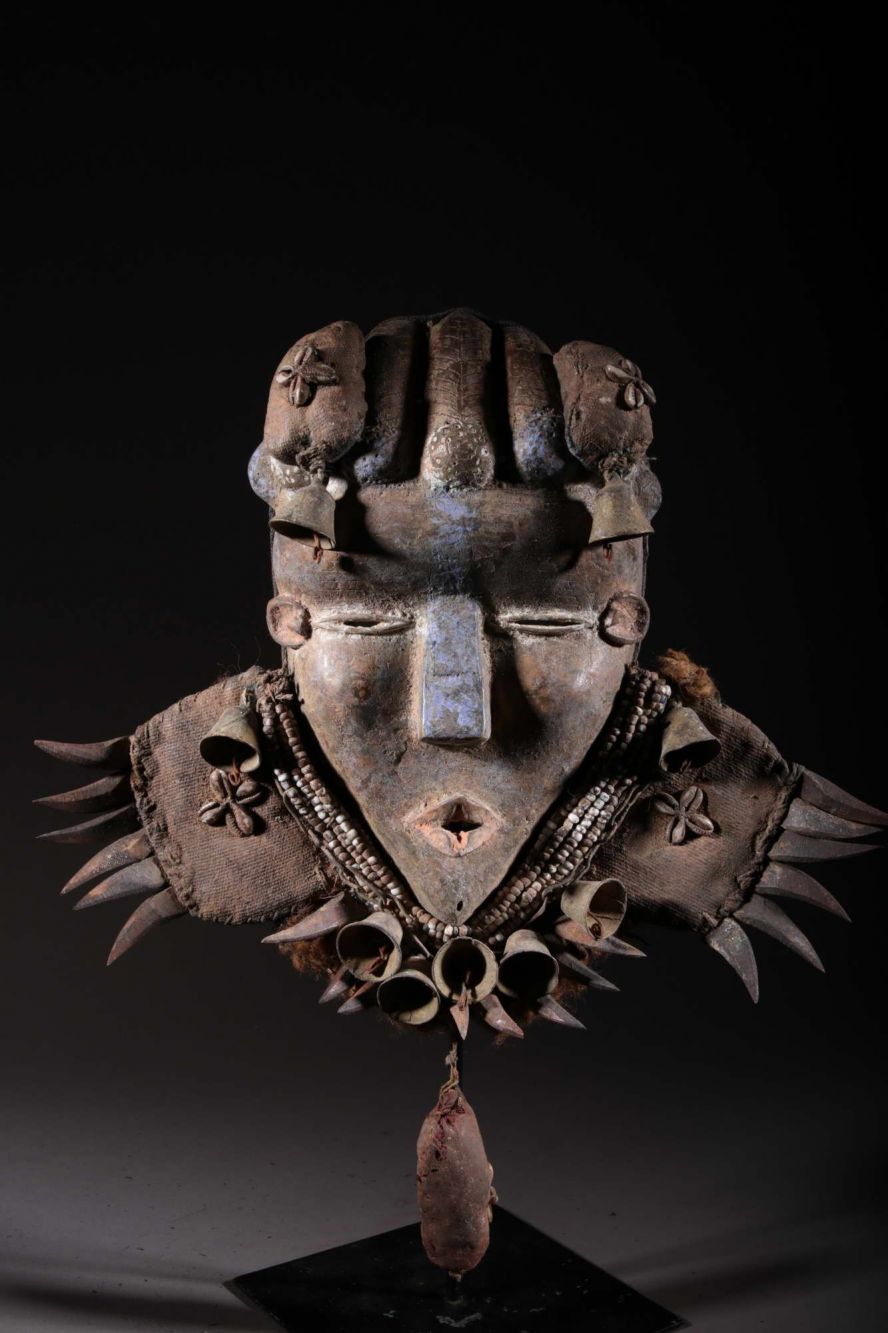 Bronze Dan Bassa Blacksmith Mask 