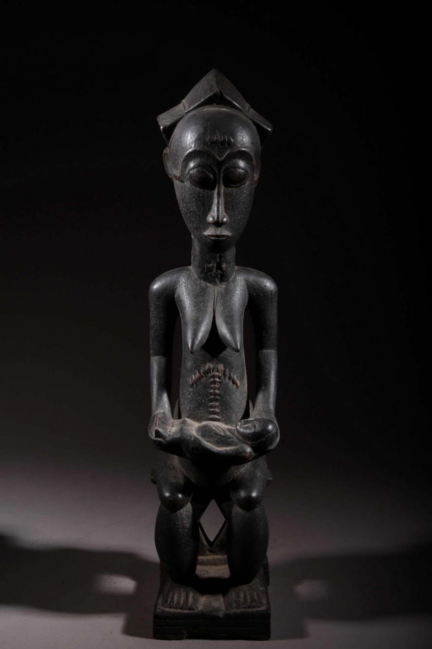 Statue Baoulé de maternité 