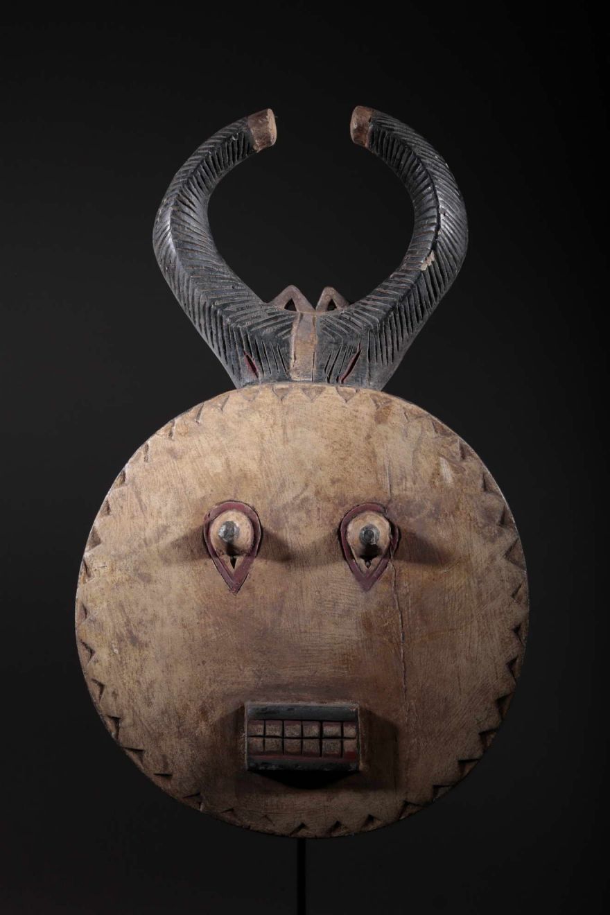 Masque Baoulé Lunaire 